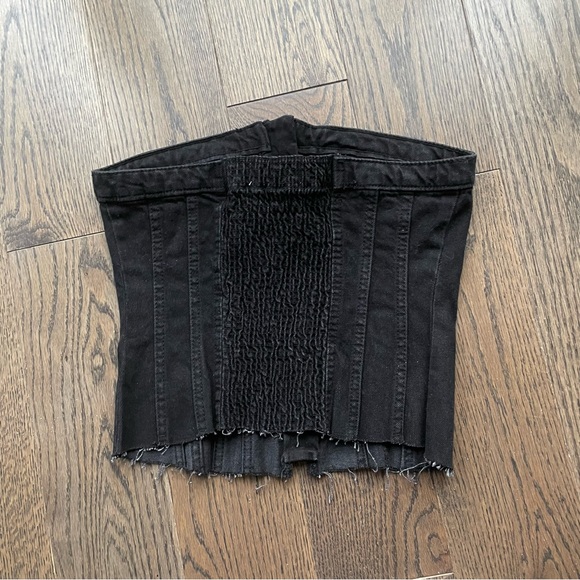 Zara Denim Corsetry Top - Picture 4 of 10